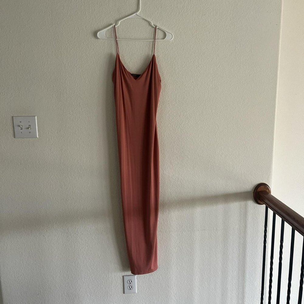 CORAL MAXI DRESS